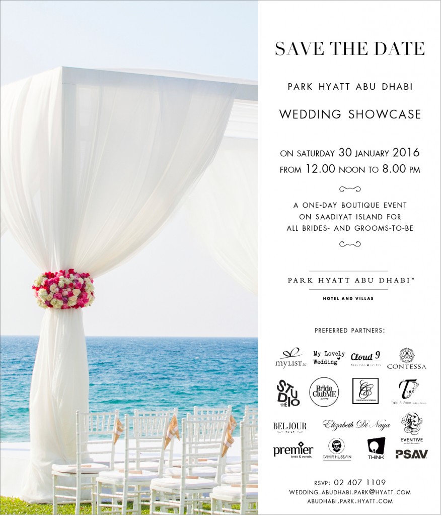 Wedding Showcase Save the Date 2016