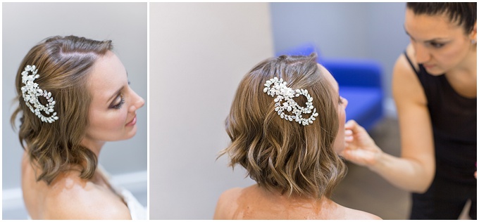Beauty Inspiration - A bride with short hair 