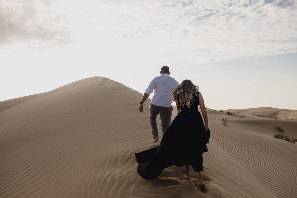 Desert Engagement Shoot by Bernie + Bindi - Dubai wedding photographers 