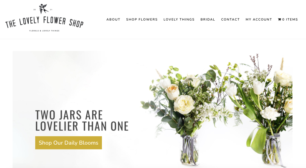 The Lovely Flower Shop Website